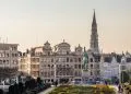 Historic buildings around the Grand Place in Brussels